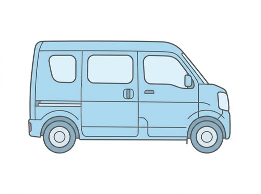 ミニバンのイラスト
